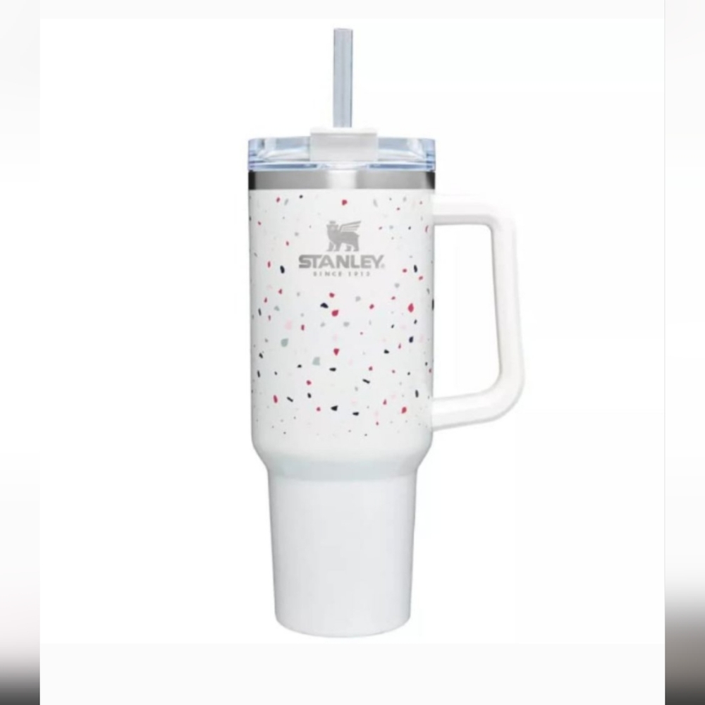 White terrazzo Stanley 40 oz